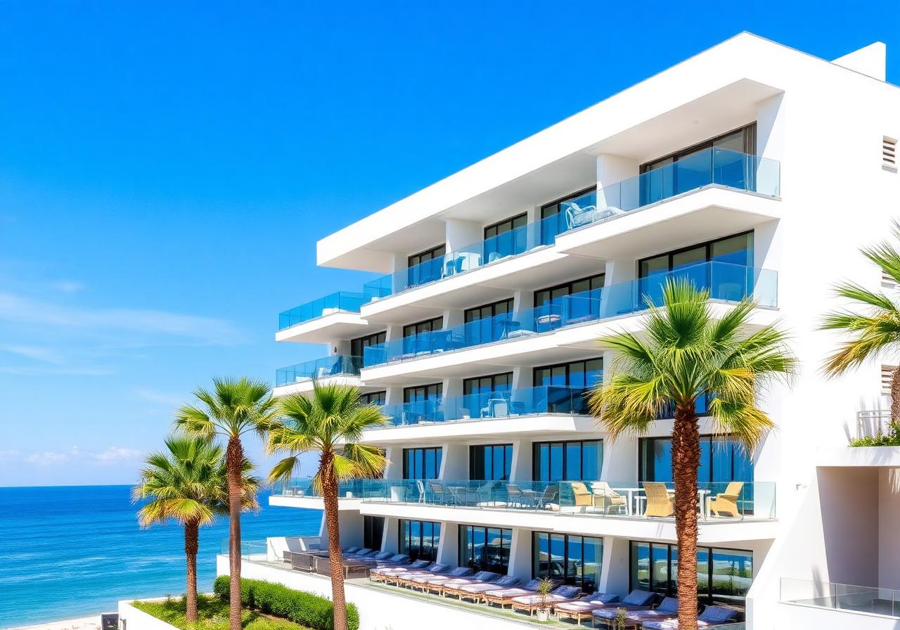 Beachfront Apartment with Panoramic Sea Views