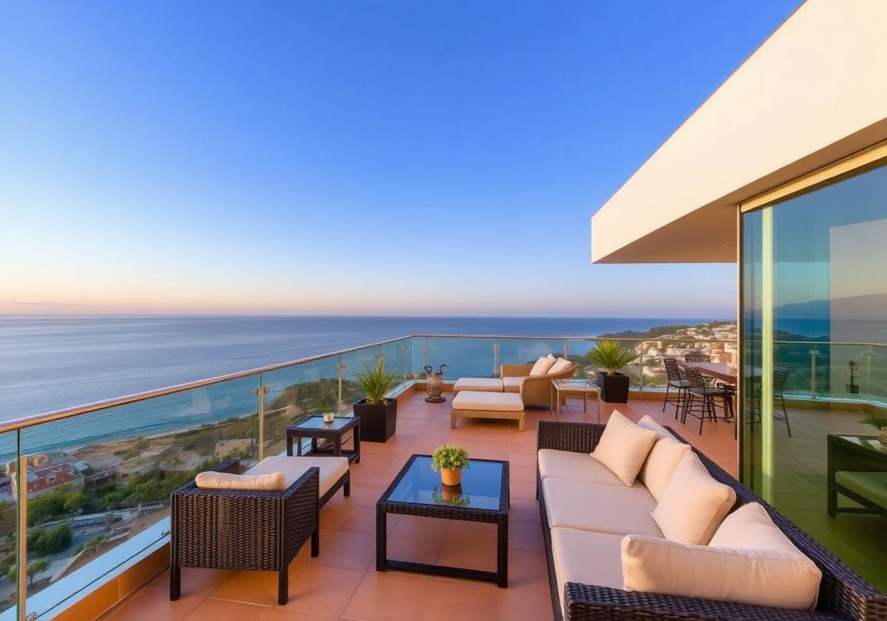Luxury Penthouse with Wrap-Around Terrace